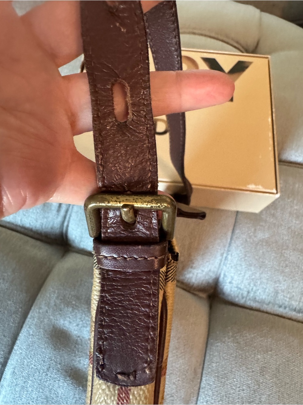Vintage Burberry nova check mini pochette - Picture 3 of 9